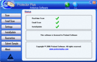 Protector Plus 2007 for Windows Vista screenshot